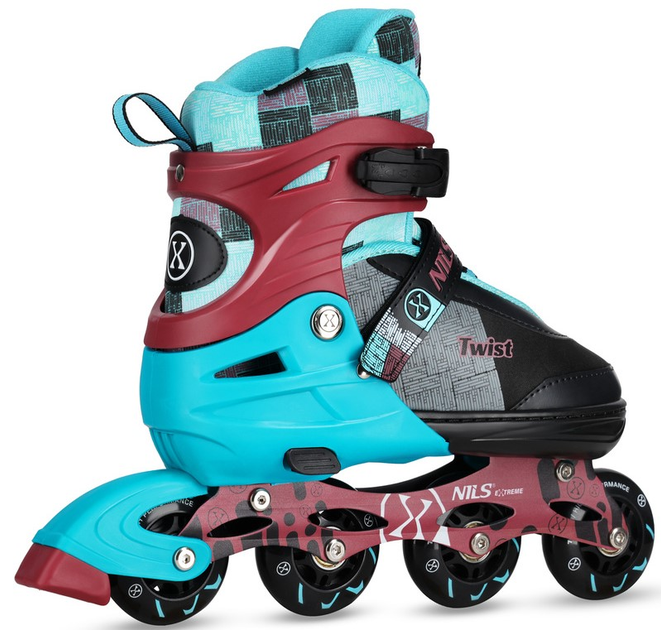 Rolki Nils Extreme Twist NA13810 31-34 S Niebieskie (5907695580365) - obraz 3