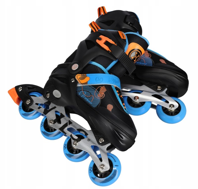 Rolki Nils Extreme Cosmo NA13808 34-37 M Niebieskie (5907695580280) - obraz 7