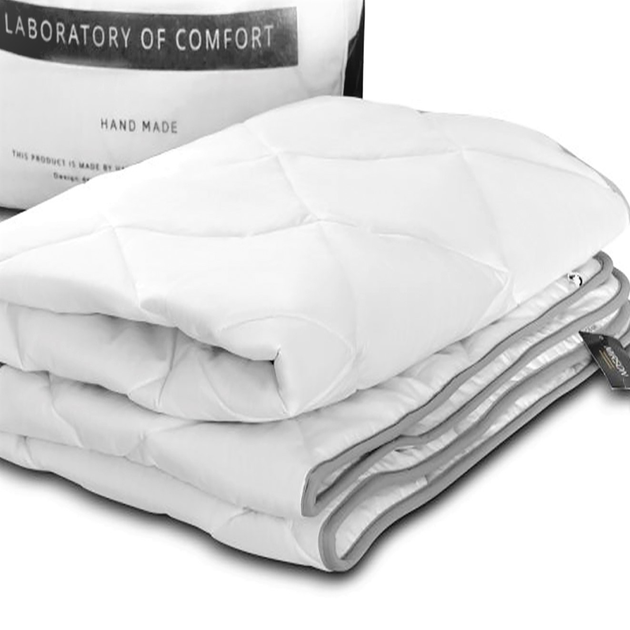 Ковдра антиалергенна MirSon EcoSilk №1300 Bianco Літня 155x215 см від Rozetka на платформі USKIDKA Акція на Ковдра антиалергенна MirSon EcoSilk №1300 Bianco Літня 155x215 см від Rozetka