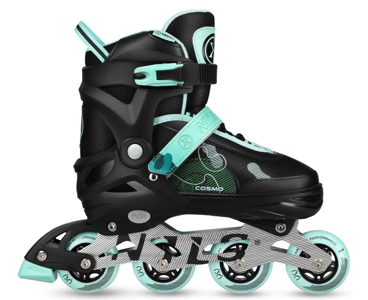 Rolki Nils Extreme Cosmo NA13808 38-41 L Zielone (5907695580266) - obraz 4