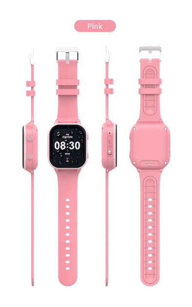Детские смарт часы-телефон GPS Wonlex KT19 Pro Android 8.1 Pink с прослушкой видеозвонком и большим аккумулятором 900мАч (KT19Pro) - изображение 2