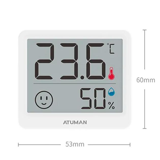 Термометр - гигрометр Duka ATuMan TH mini белый - изображение 3
