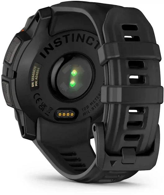 Смарт-годинник Garmin Instinct 3 45mm Solar Black Bezel with Black Band (010-02934-00) - зображення 5