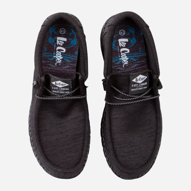 Чоловічі мокасини Lee Cooper LCW-25-04-3160M 43 28.7 см Чорні (5904292119851) - зображення 5