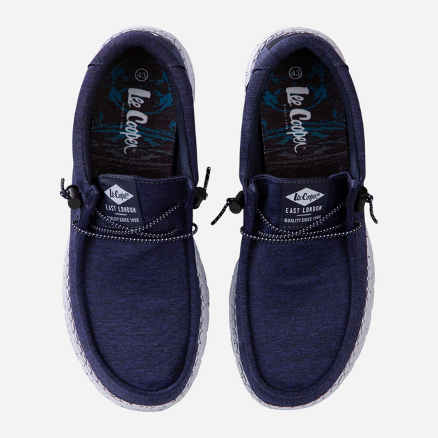 Mokasyny męskie Lee Cooper LCW-25-04-3161M 42 28 cm Niebieskie - obraz 6