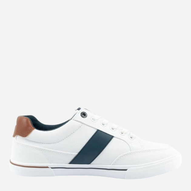 Tenisówki męskie materiałowe do kostki Lee Cooper LCW-25-02-3244M 42 28 cm Białe - obraz 3