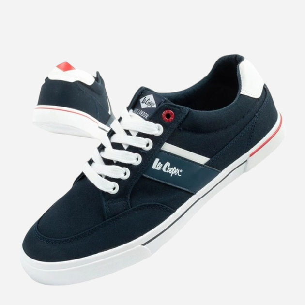 Чоловічі кеди низькі Lee Cooper LCW-25-02-3245M 41 27.3 см Сині (5904292149612) - зображення 4