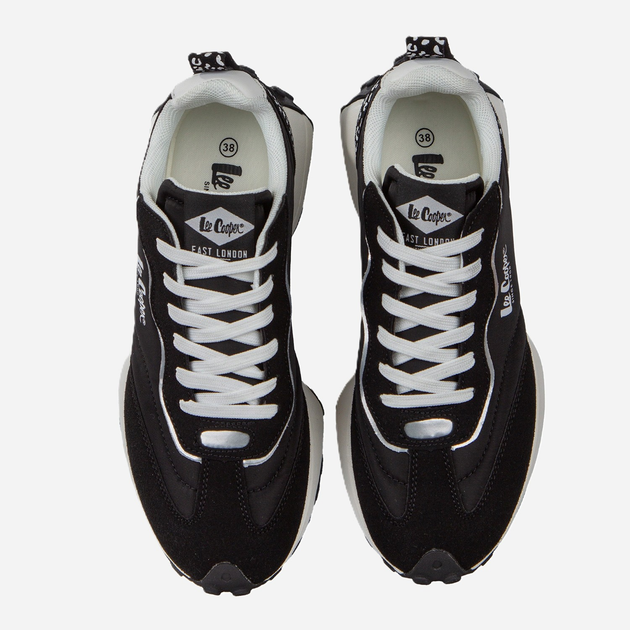 Жіночі снікери Lee Cooper LCW-25-03-3350L 37 24.7 см Чорні (5904292170968) - зображення 5