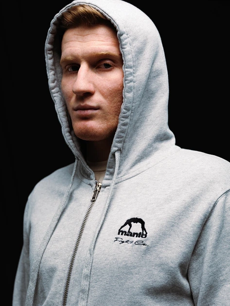 Кофта MANTO hoodie FIGHT COMPANY Heather Grey XL - Фото 3 Кофта MANTO hoodie FIGHT COMPANY Heather Grey XL - изображение 3