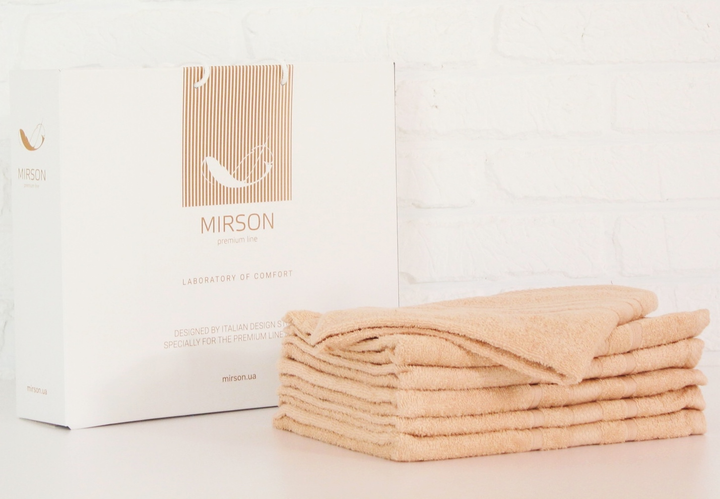 Набір лазневих рушників MirSon №5075 Elite SoftNess Ivory 70х140 6 шт від Rozetka на платформі USKIDKA Акція на Набір лазневих рушників MirSon №5075 Elite SoftNess Ivory 70х140 6 шт від Rozetka