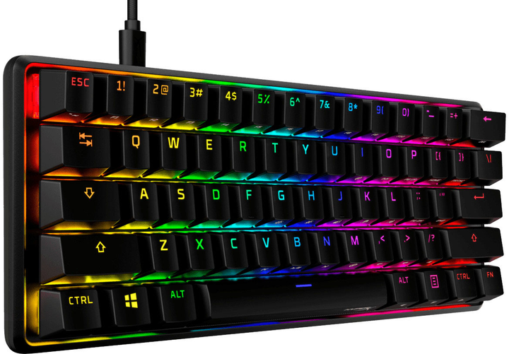 Клавіатура дротова HyperX Alloy Origins 60 RGB Black (HYP4P5N4AA) - зображення 4