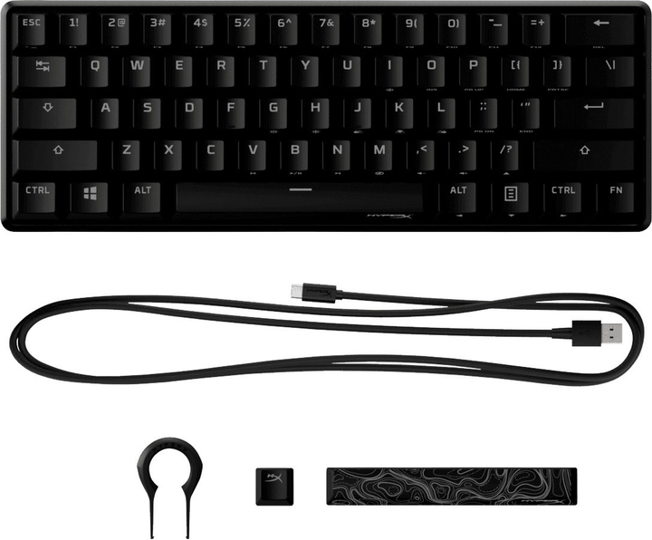 Клавіатура дротова HyperX Alloy Origins 60 RGB Black (HYP4P5N4AA) - зображення 6