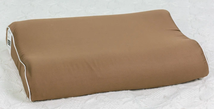 Подушка ортопедическая MirSon №7118 Elite Delicate Satin Cacao Aero 58х40х10.5 (2200003400496) - изображение 4