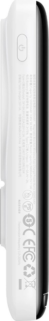 УМБ Baseus Magnetic Bracket MagSafe 10000 мАг 20 Вт Overseas Edition White (PPCX000202) - зображення 8