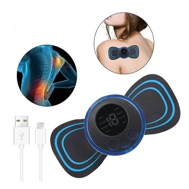 Імпульсний USB масажер-міостимулятор Lima MA-1 Вібраційний масажер метелик з USB - зображення 12