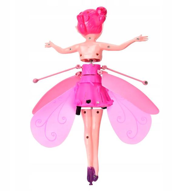 Літаюча Фея Fairy RC Flying Ball Чарівна лялька Рожевий - Фото 12 Літаюча Фея Fairy RC Flying Ball Чарівна лялька Рожевий - зображення 12