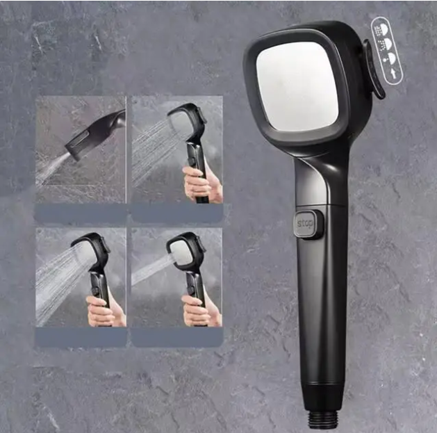 Насадка для душа TOPA Водосберегающая высокого давления 4 режима Water Shower Head - изображение 4