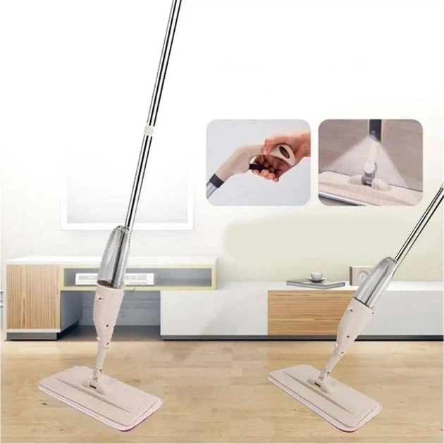 Портативная швабра с распылителем Lima Mop Are, Бежевая - Фото 12 Портативная швабра с распылителем Lima Mop Are, Бежевая - изображение 12