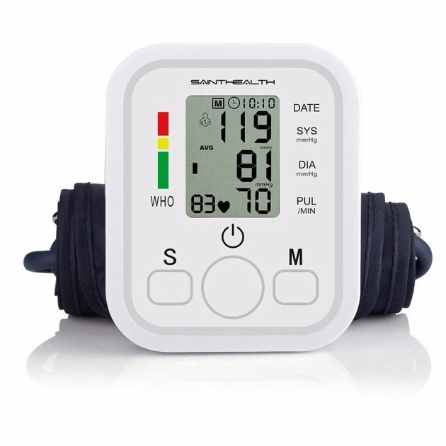 Плечовий тонометр electronic blood pressure monitor Arm style - зображення 7