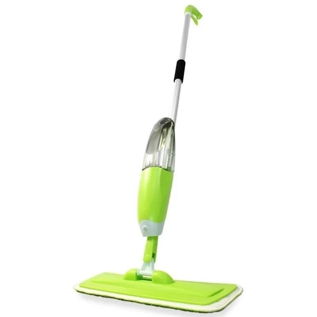 Портативная швабра с распылителем Water Spray Mop Ave, Зеленая - Фото 4 Портативная швабра с распылителем Water Spray Mop Ave, Зеленая - изображение 4
