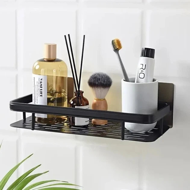 Органайзер для ванної кімнати на стіну 30х13х5, 5см Bathroom Shelf Настінна полиця у ванну - Фото 13 Органайзер для ванної кімнати на стіну 30х13х5, 5см Bathroom Shelf Настінна полиця у ванну - зображення 13