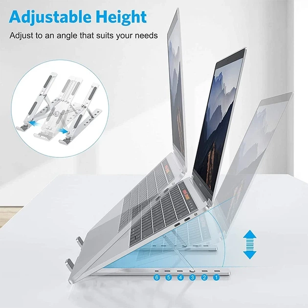 Раздвижная подставка для планшета и ноутбука foldable notebook - изображение 13
