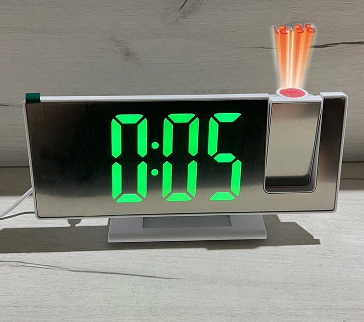 Годинник електронний з проекцією часу на стелю від USB Gaosiio DS368LP - зображення 10