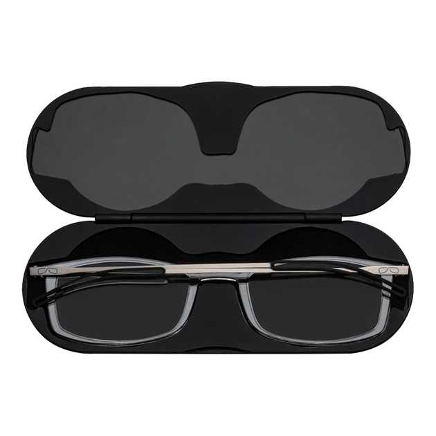 Очки для чтения Thinoptics Brooklyn 2.00, Прозрачные / Чехол черный - Фото 2 Очки для чтения Thinoptics Brooklyn 2.00, Прозрачные / Чехол черный - изображение 2