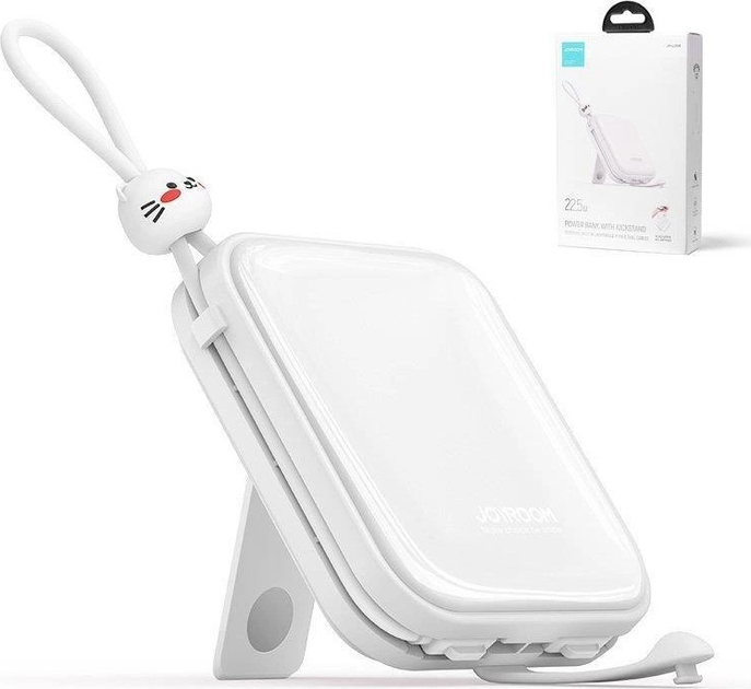 Powerbank JOYROOM JR-L008 Cutie Series 10000 mAh USB-C/Lightning 22.5 W White (6956116711924) - obraz 13