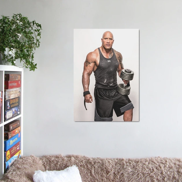 Интерьерная картина Дуэйн Джонсон, Скала, Dwayne Johnson, The Rock, 42×30 см (id0054) - изображение 8