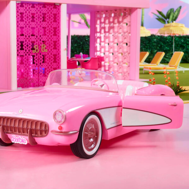 Samochód Barbie Movie Collectible Pink Corvette HPK02 (194735160686) - obraz 5