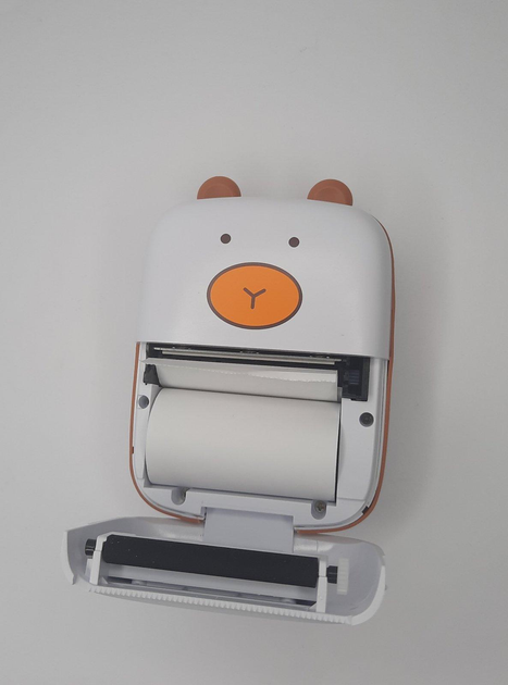 Карманный принтер для телефона детский аккумуляторный bear C15-1 - изображение 3