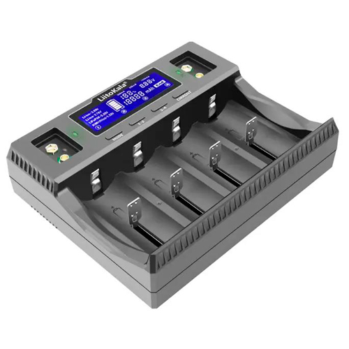 Зарядное устройство LiitoKala Lii-D4XL, для аккумуляторов 21700, 18650, 26650, 26700, 32700, AAA, 9В - изображение 3