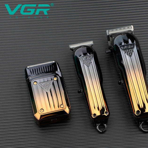 Набор VGR 3 в 1 V-644 аккумуляторная машинка для стрижки, триммер и электробритва - изображение 10