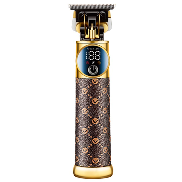 Триммер аккумуляторный VGR V-942 BROWN, 4 насадки, LED дисплей - изображение 7