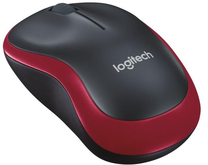 Комп’ютерна миша Logitech M185 Червона 2,4 ГГц - изображение 3