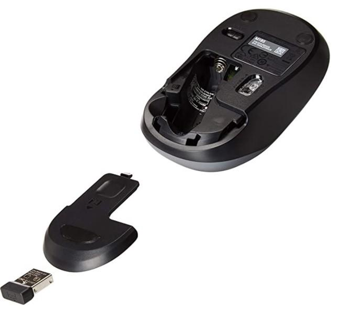 Комп’ютерна миша Logitech M185 Червона 2,4 ГГц - изображение 6