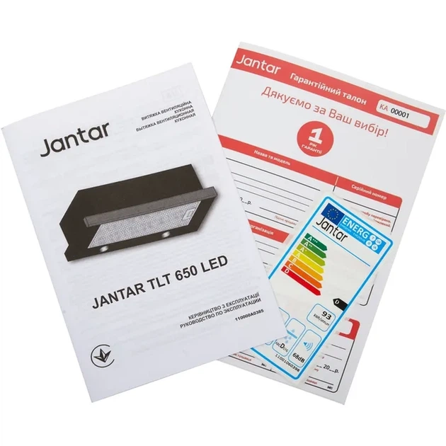 Витяжка кухонна JANTAR TLT 650 LED 60 WH - изображение 2
