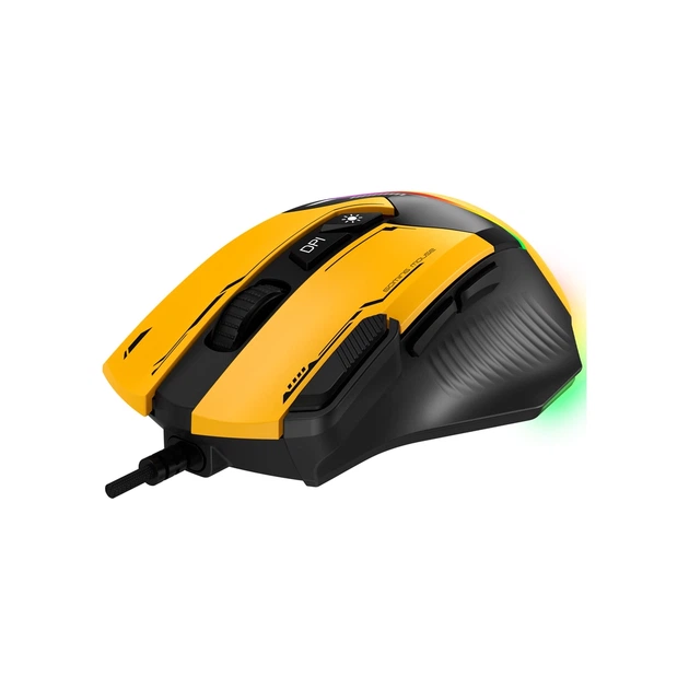 Мишка GamePro GM300Y USB Yellow/Black - Фото 3 Мишка GamePro GM300Y USB Yellow/Black - зображення 3