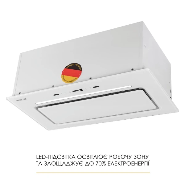 Вытяжка weilor lumina wbg 69 white silence - изображение 7
