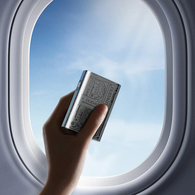 Powerbank Dudao K20 10000 mAh 22.5W Silver (6973687247515) - obraz 7