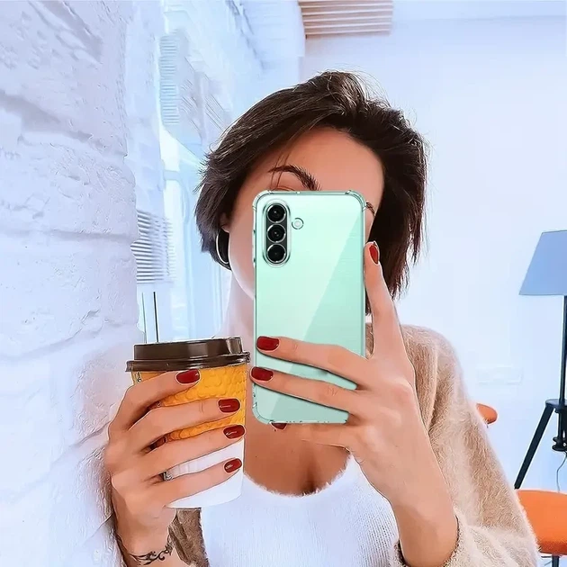 Протиударний прозорий чохол для Samsung Galaxy A26 5G (SM-A266) - Фото 2 Протиударний прозорий чохол для Samsung Galaxy A26 5G (SM-A266) - зображення 2