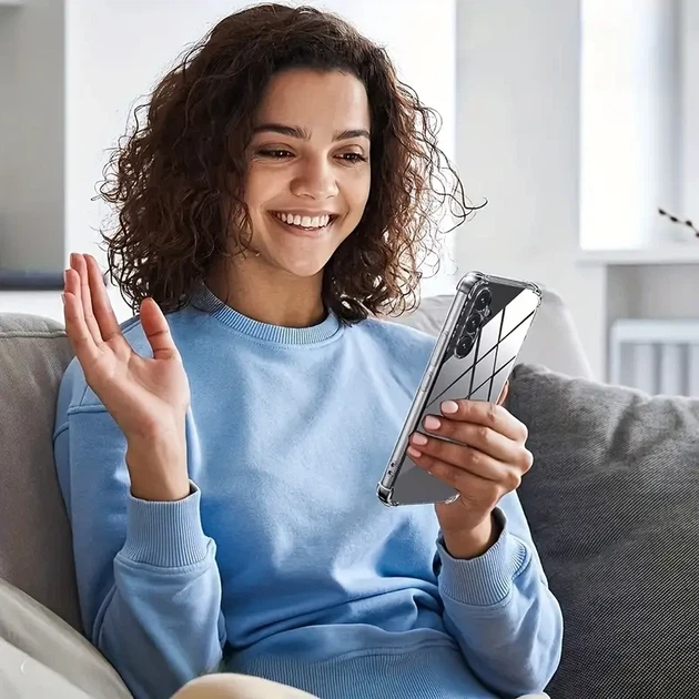 Противоударный прозрачный чехол для Samsung Galaxy A56 5G (SM-A566) - изображение 4