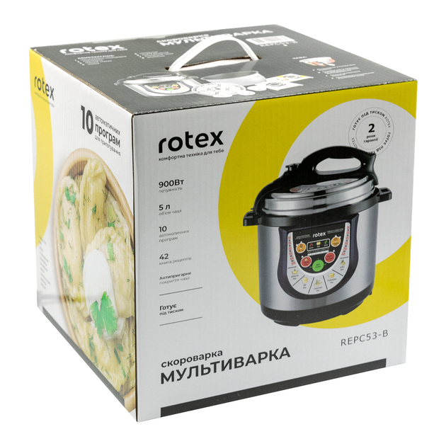 Мультиварка-Скороварка Rotex REPC53-B - изображение 8