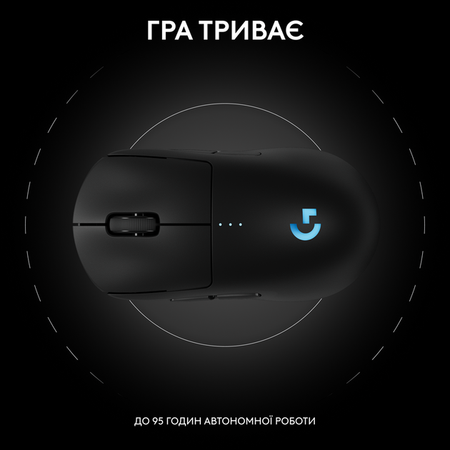 Мышь G PRO 2 Wireless LIGHTSPEED - BLACK (L910-007295) Logitech 000335800 - Фото 4 Мышь G PRO 2 Wireless LIGHTSPEED - BLACK (L910-007295) Logitech 000335800 - изображение 4