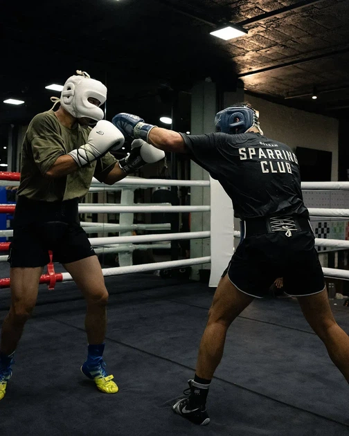 Футболка BOXRAW Sparring Club Oversized XL Оливкова - изображение 4