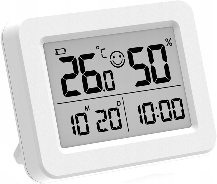 Termohigrometr Hama Lefkada White (4047443526083) - obraz 3