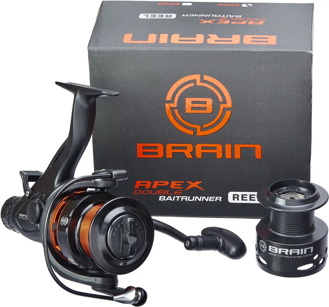 Котушка Brain Apex Double Baitrunner 3000 6+1BB 5.1:1 (1858-41-67) - изображение 5