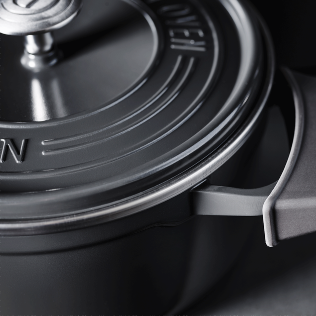 Гусятница с крышкой GreenPan Featherweights с керамическим покрытием черная 25 см 6.2 л (CC002222-001) - изображение 2