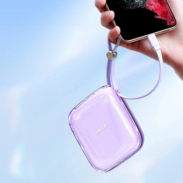 Powerbank JOYROOM JR-L005 10000 mAh Lightning 12W Purple (6956116726539) - obraz 6